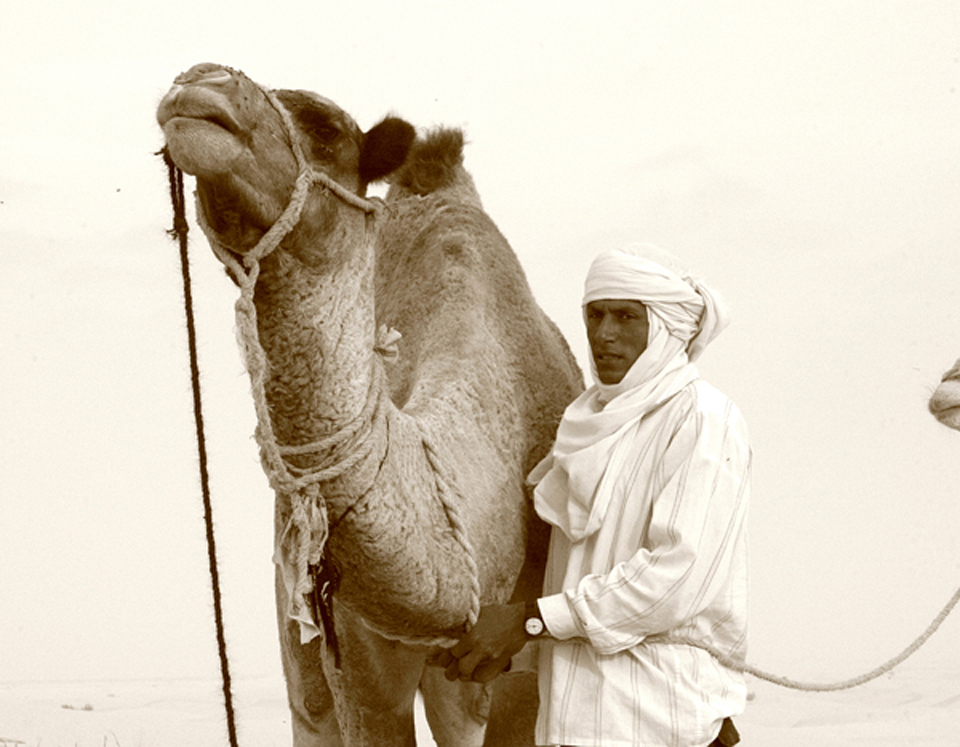 Adel with his camel