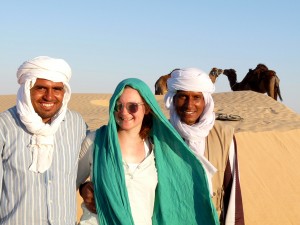 Annahita Mackee with Habib and Adel